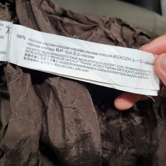 ZARA BASIC collection - Olive Green Antique Silver Sequin Tunic Mini Shift Dress - Picture 15 of 15